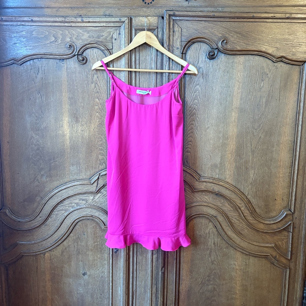 Amanda Uprichard Silk Cutout Magenta Dress Medium - Picture 13 of 13
